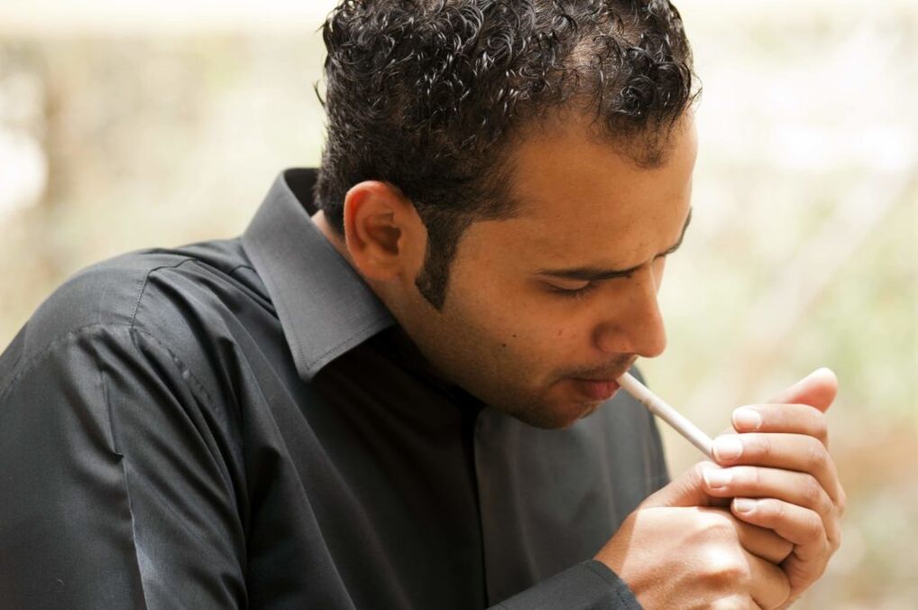 Fumar como causa de prostatite bacteriana